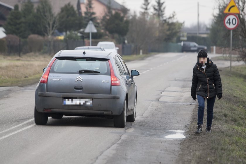 Kuźnia Nieborowska. Protest mieszkańców w sprawie DW 921