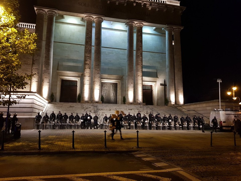 Katowice - protest przeciwko zaostrzeniu prawa antyaborcyjnego