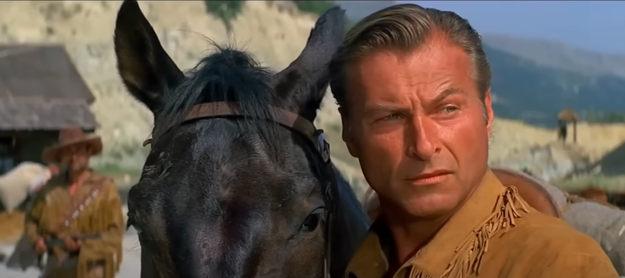 Americký herec Lex Barker je známy ako Old Shatterhand.