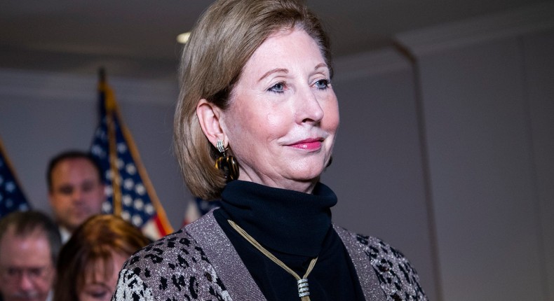 Sydney Powell at a news conference on Thursday, November 19, 2020.Tom Williams/CQ-Roll Call, Inc via Getty Images