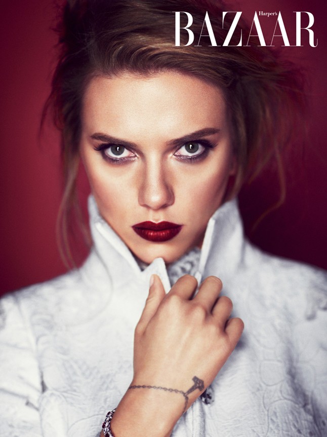 Scarlett Johansson, Harpers Bazaar