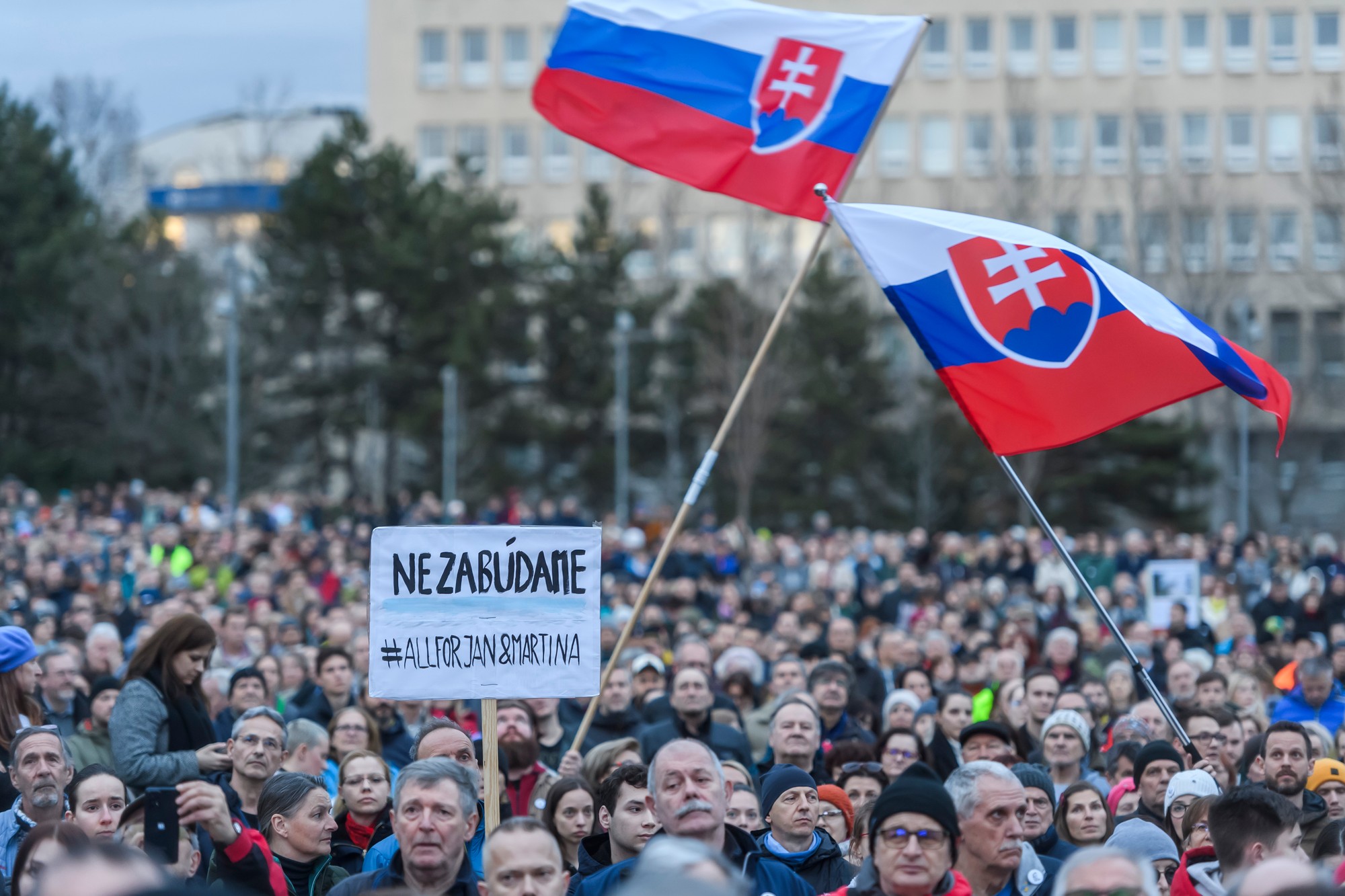 Za slušné Slovensko 6. výročie vraždy Jána Kuciaka a Martiny Kušnírovej.