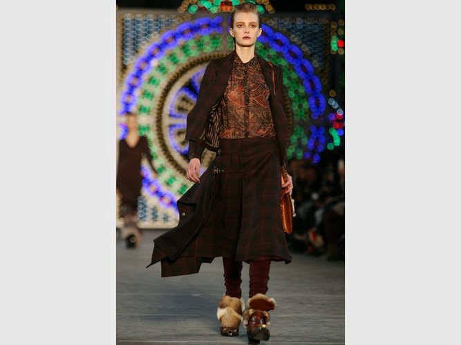 Kenzo w kolekcji jesień-zima 2011/2012 na Paris Fashion Week