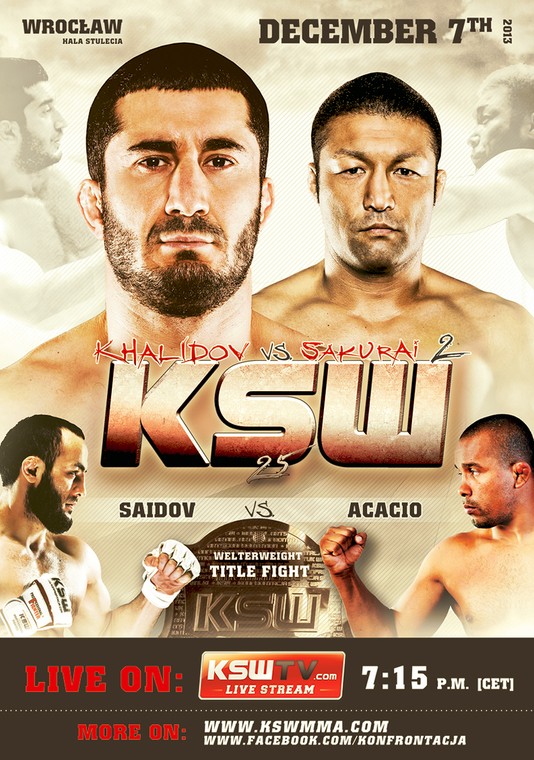 KSW25 - plakat angielski