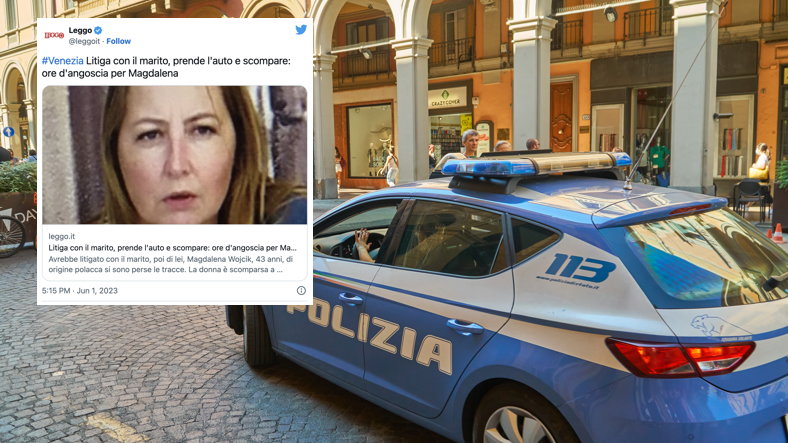 Włoska policja szuka Polki Magdaleny Wójcik