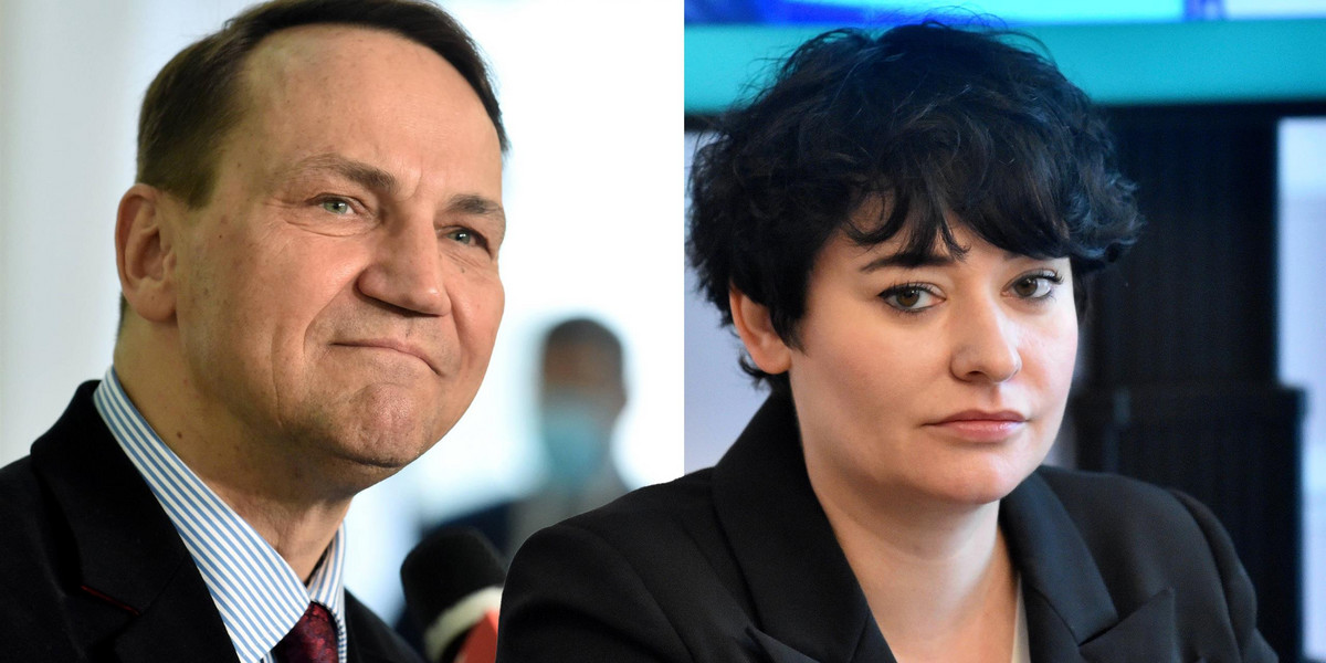 Sikorski i Żukowska starli się na Twitterze.