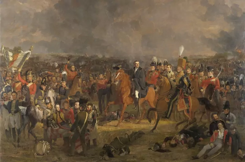 Bitwa pod Waterloo, Jan Willem Pieneman, 1824 r. ,