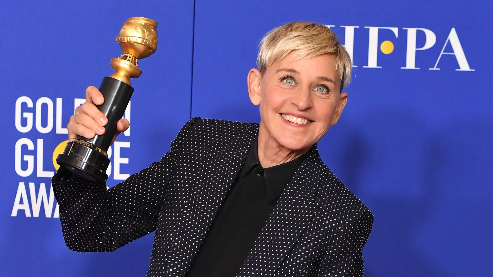 Choć nie jest aktorką, Ellen Degeneres opuściła Złote Globy z ważną nagrodą