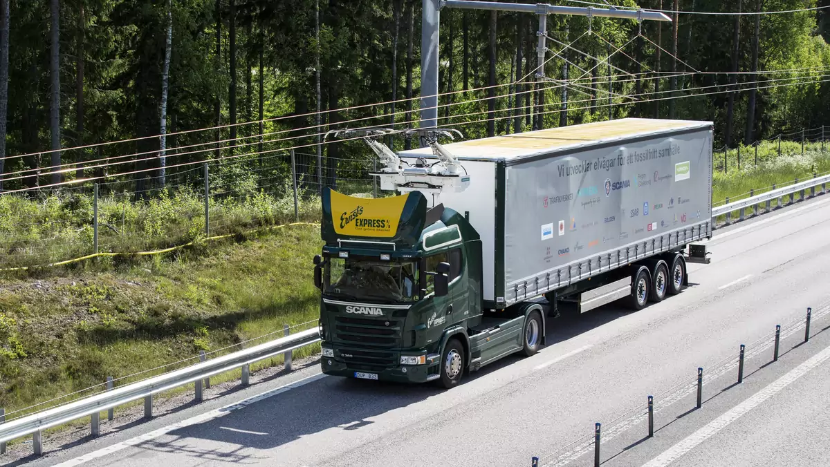 Elektryczna autostrada dla ciężarówek