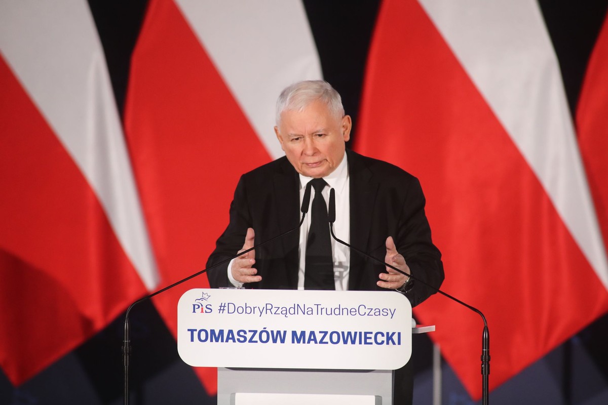 Prezes Prawa i Sprawiedliwości Jarosław Kaczyński