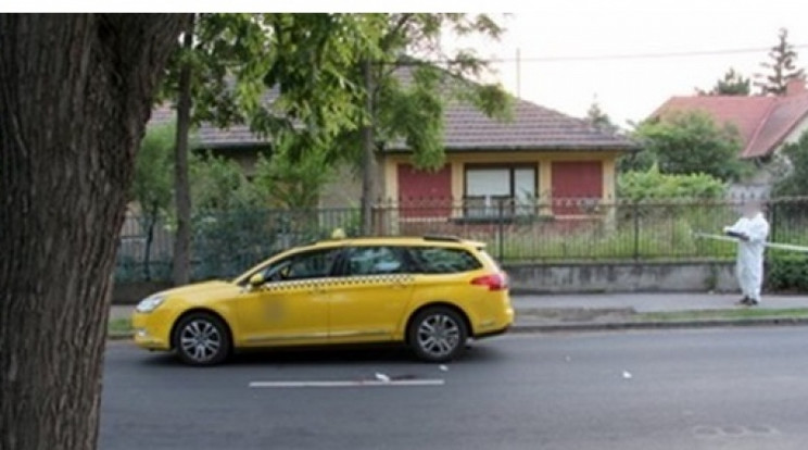 Tizenkétszer szúrt bele a taxisofőrbe a támadója / Fotó: POLICE.HU