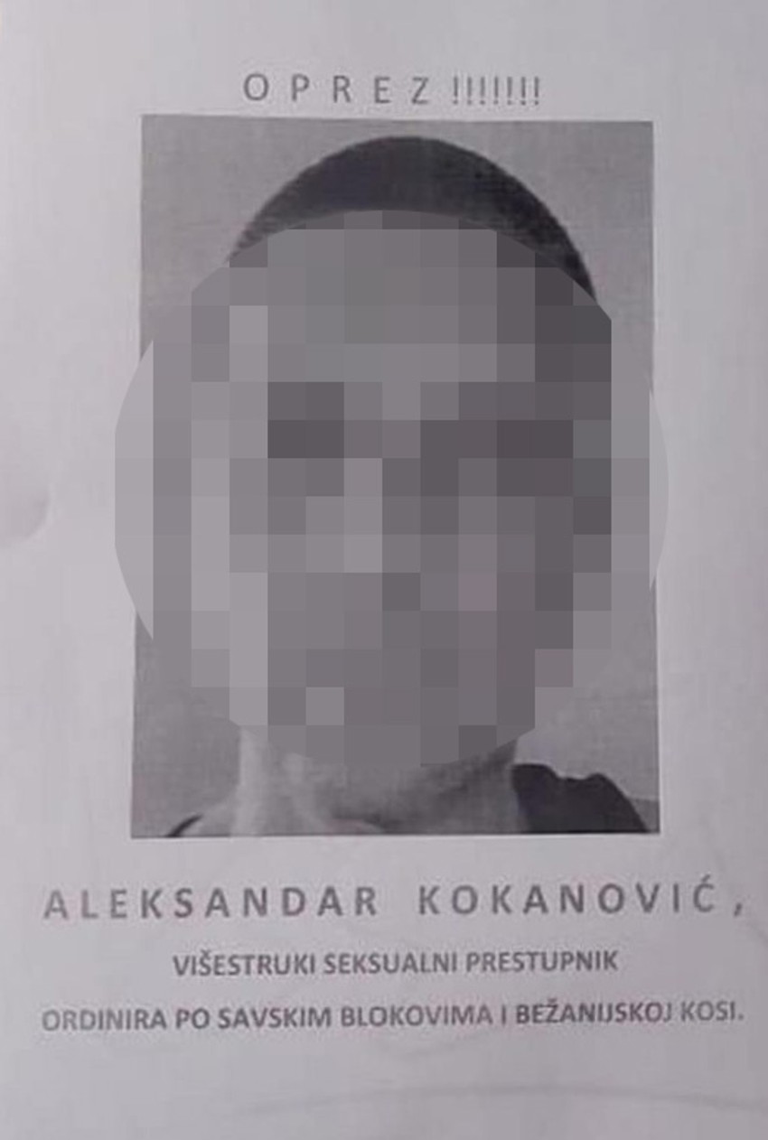 Plakat koji je osvanuo na Novom Beogradu 