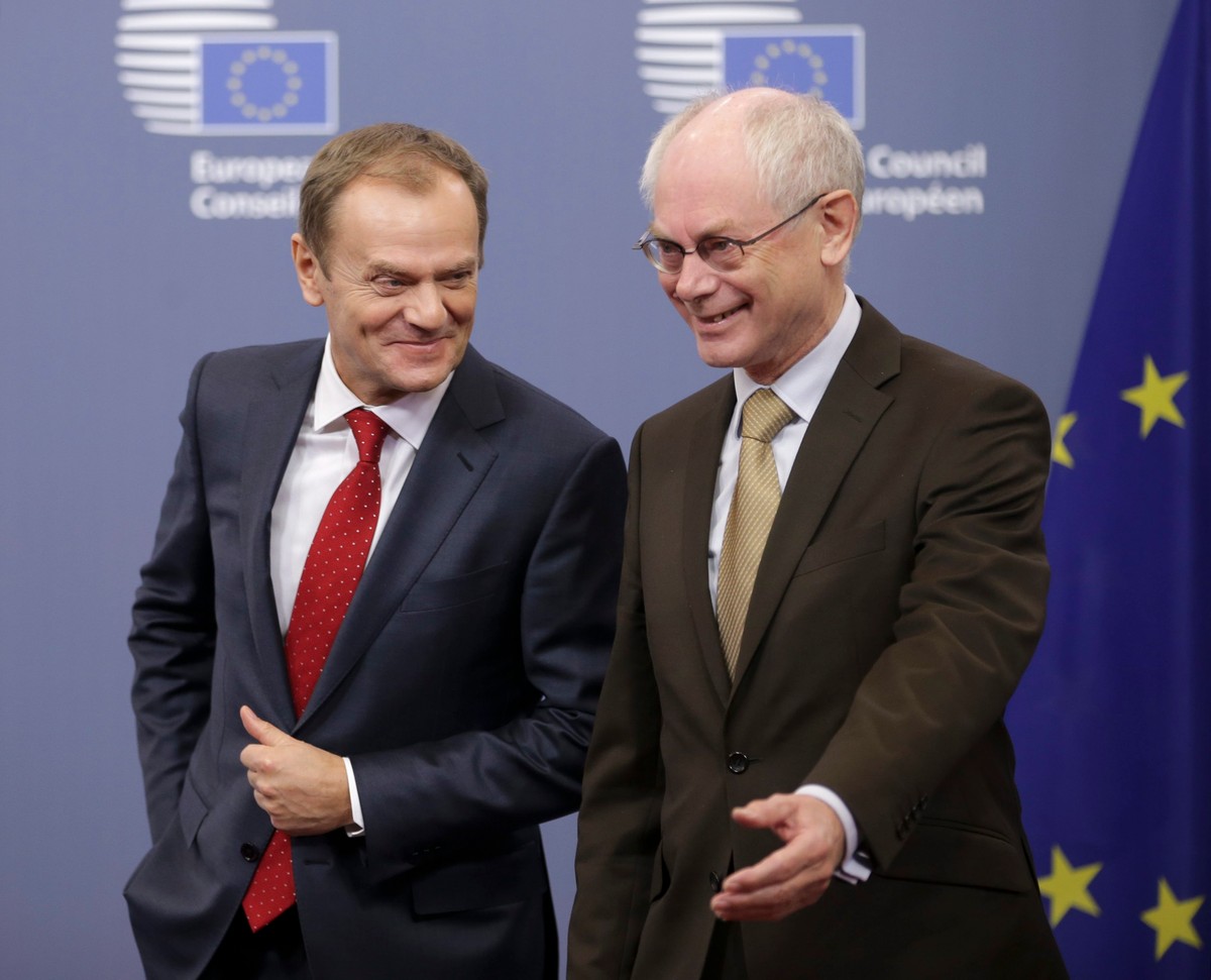 Donald Tusk i Herman van Rompuy