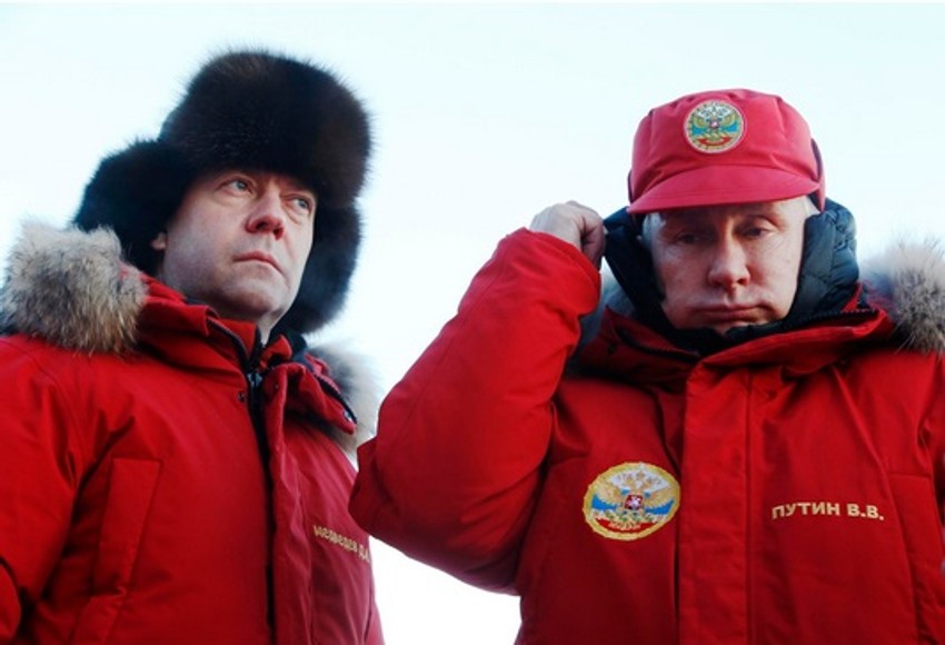 Dmitrij Medvedev i Putin