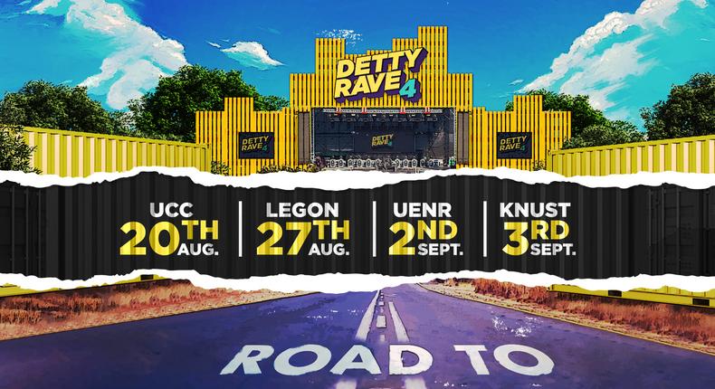 Mr Eazi announces Detty Rave Campus concerts for UCC, KNUST, Legon and UENR