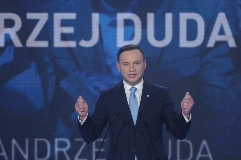 Andrzej Duda, kandydat PiS na prezydenta podczas swojej konwencji