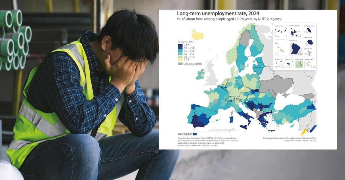 Długotrwałe bezrobocie w UE. Te regiony mają wielki problem. Jak wypadła Polska? [MAPA]