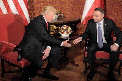 Donald Trump i Andrzej Duda spotkali się w Davos