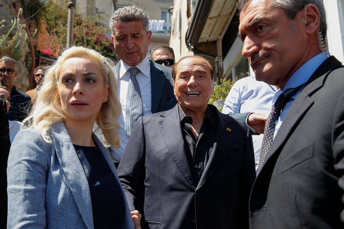 Silvio Berluskoni i Marta Fašina