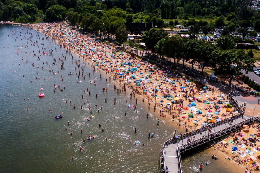 Mieszkańcy Śląska szukają ochłody nad wodą