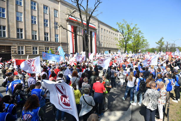 Manifestacja ZNP