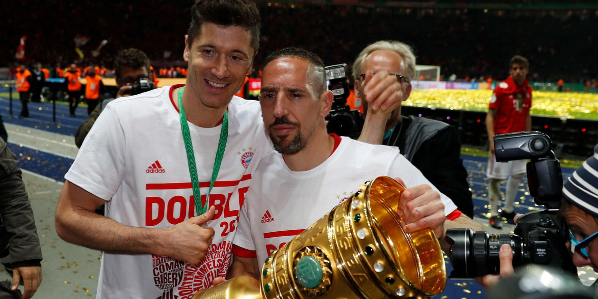 Lewandowski z pompą żegnał kolegów