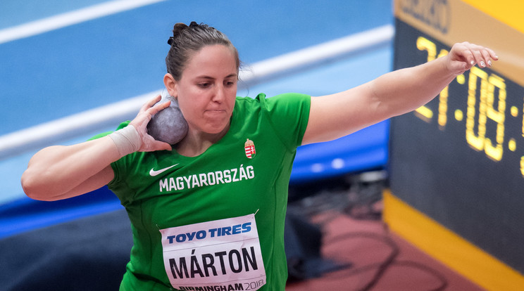 Márton Anita a birminghami fedett pályás világbajnokságon
Magyarország első vébécímét 
szerezte atlétikában /Fotó:AFP
