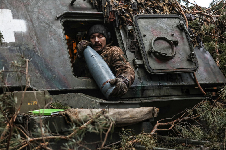 Ukraińska artyleria na froncie donieckim