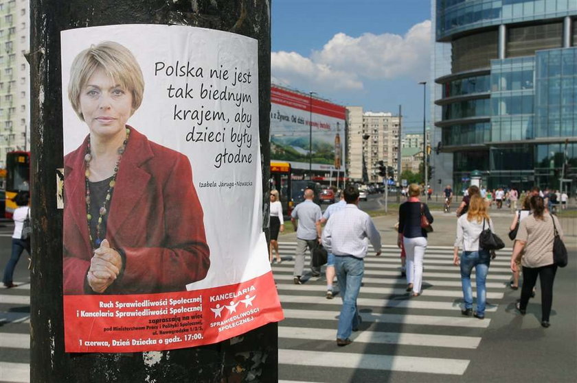 Plakat z ofiarą katastrofy smoleńskiej. W słusznej sprawie