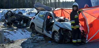 Pękła opona w tirze. Są zabici i ranni