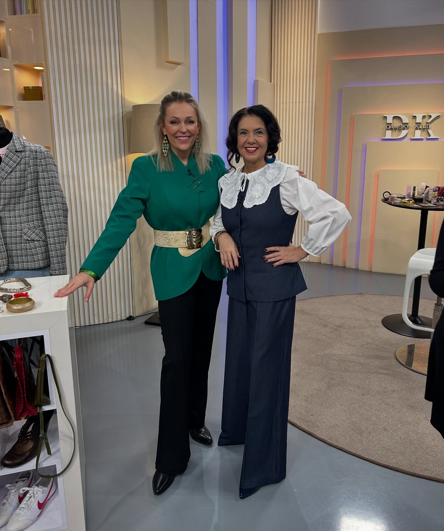 Andrea Chabroňová a Iveta Malachovská v relácii Dámsky klub.