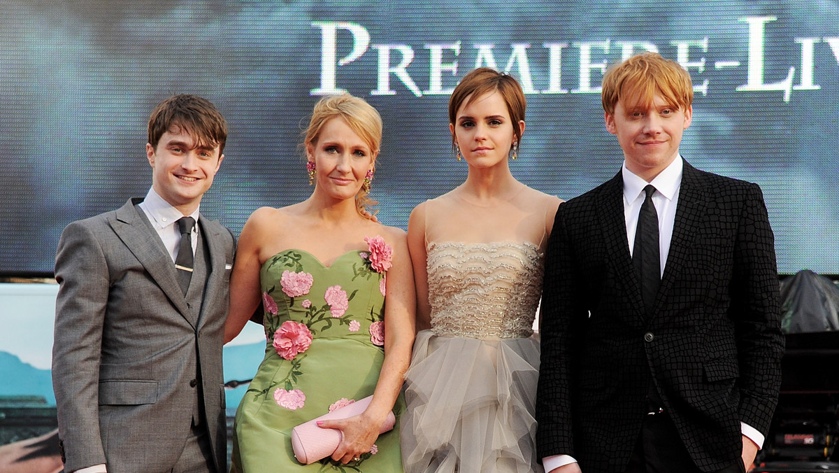 Rupert Grint,J.K. Rowling,  Emma Watson, Daniel Radcliffe