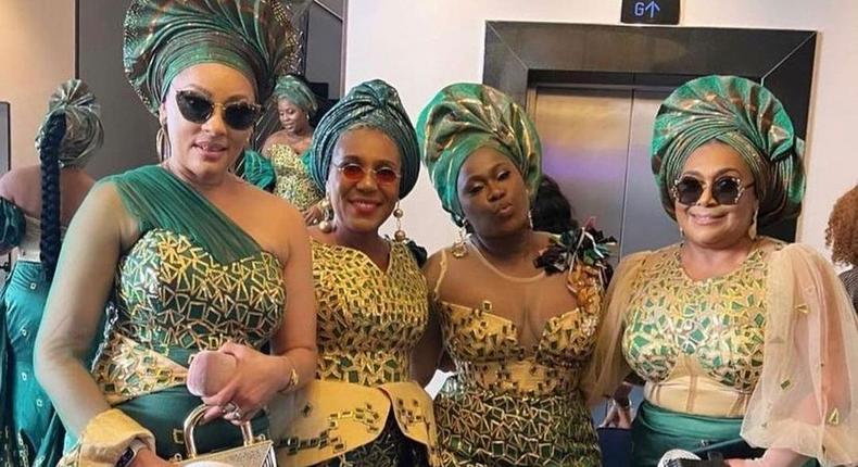 A cross section of Nigerian celebrities present at Rita Dominic's wedding in Owerri [SamuelSmith]