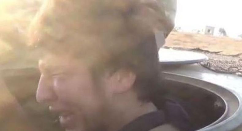 Jihadi suicide bomber seen crying before driving off to die in Syria