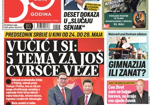 Blic naslovna strana za 21.5.