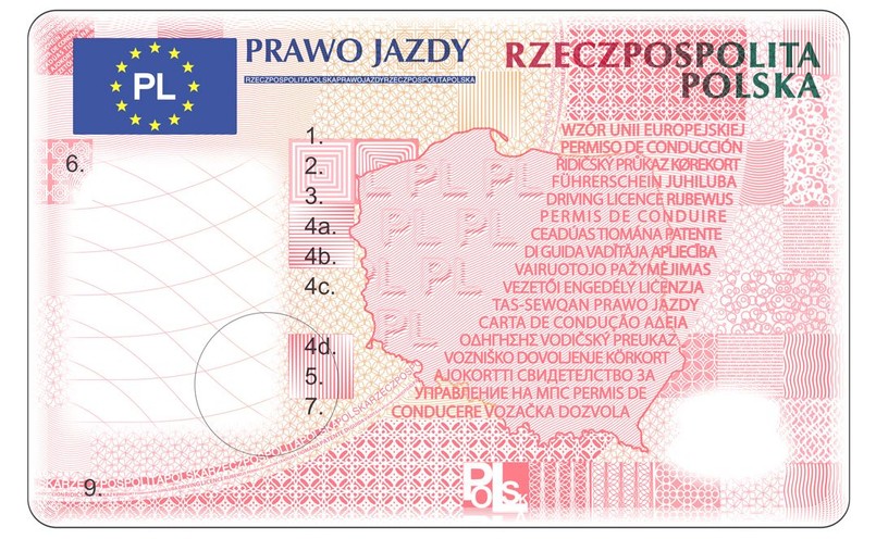 Na blankiecie nie znajdziemy już pozycji nr 8, czyli adresu zamieszkania posiadacza prawa jazdy