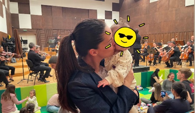 Marija Kilibarda sa ćerkom
