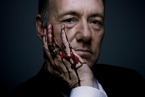 Kevin Spacey  jako Frank Underwood w House of Cards 