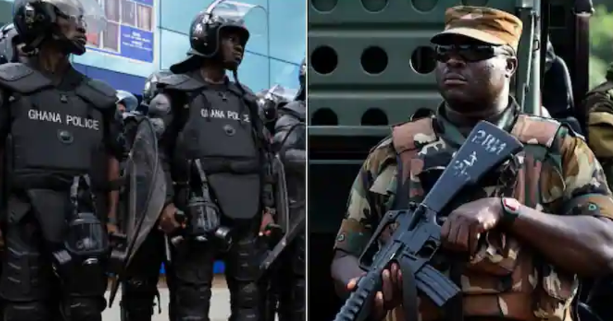 Video: Soldiers And Police Clash At Accra Central Headquarters | Pulse ...