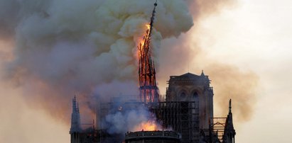 Pożar katedry Notre Dame. Poruszające zdjęcia