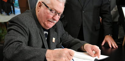 Wstrząsający wpis Wałęsy w księdze kondolencyjnej