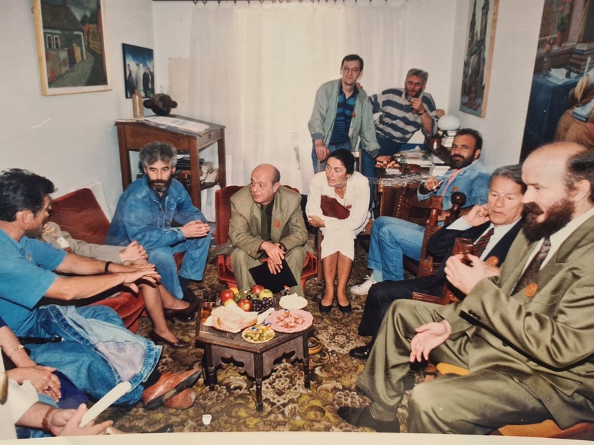 U Brankovom kolu Ivan V Lalić s donaćinom i pesnicima Tanasije Mladenović, Đorđe Nešić, Nebojša Devetak, Nikola Vujčić, Đorđo Sladoje, Radoslav Zlatanović