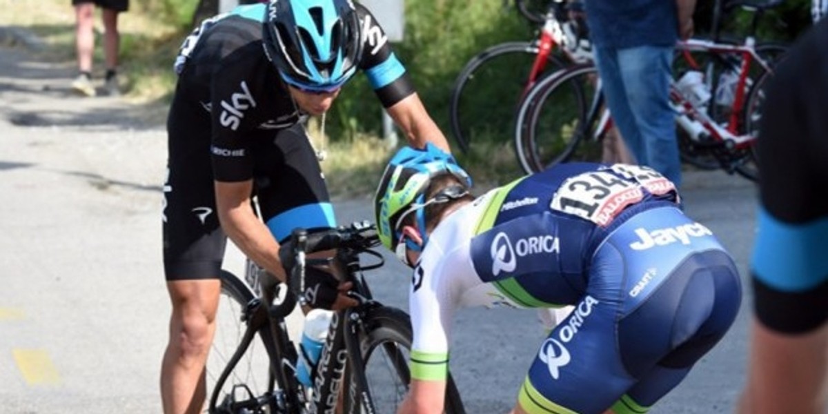 Richie Porte i Simon Clarke ukarani za zachowanie fair play!