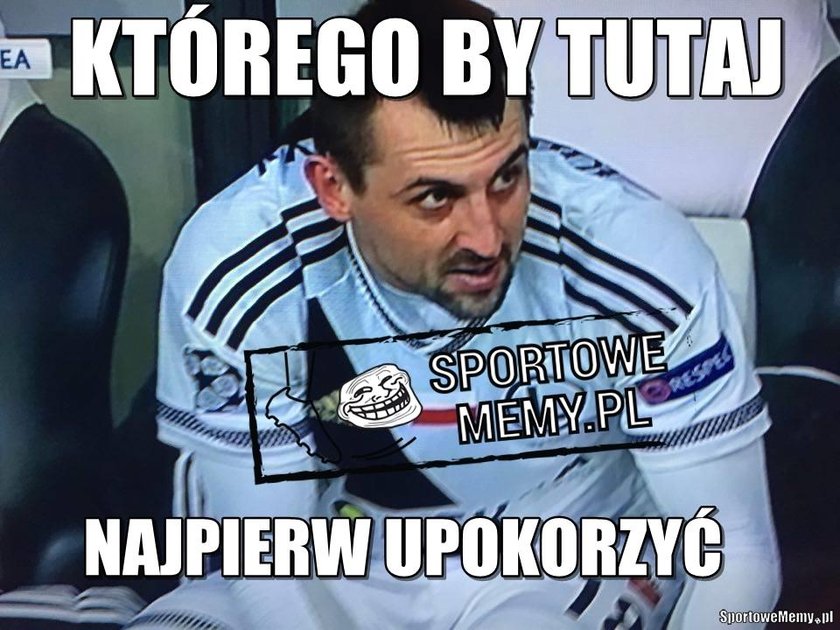 Mecz Real-Legia. Memy