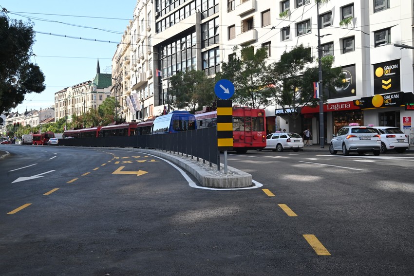 Terazije puštanje saobraćaja