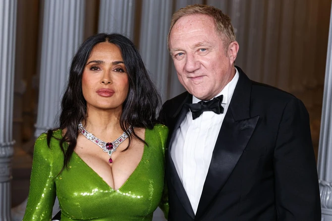 Salma Hajek  i Fransoa - Anri Pino