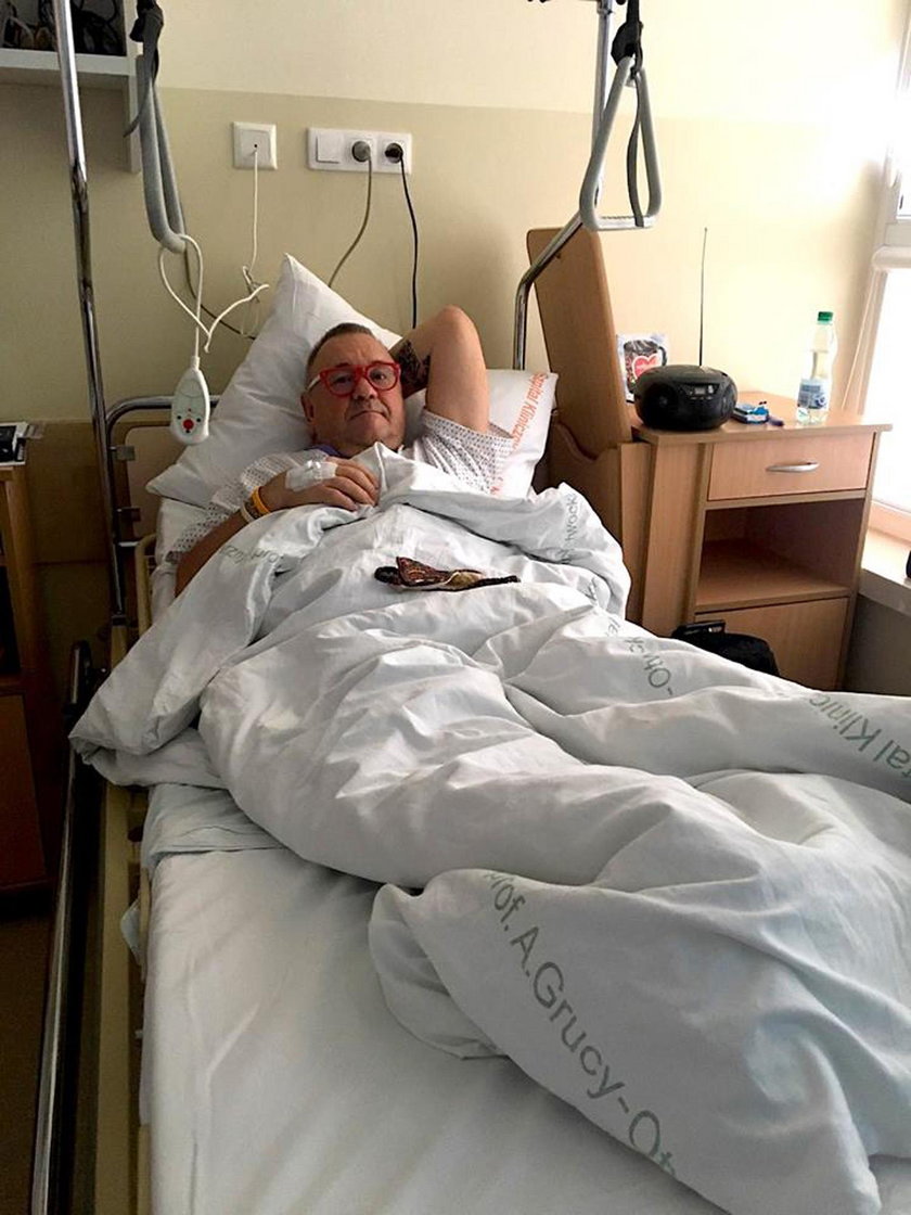 Jerzy Owsiak w szpitalu
