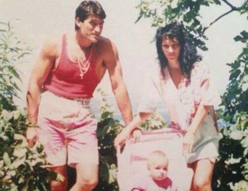 Goca i Šijan sa ćerkom