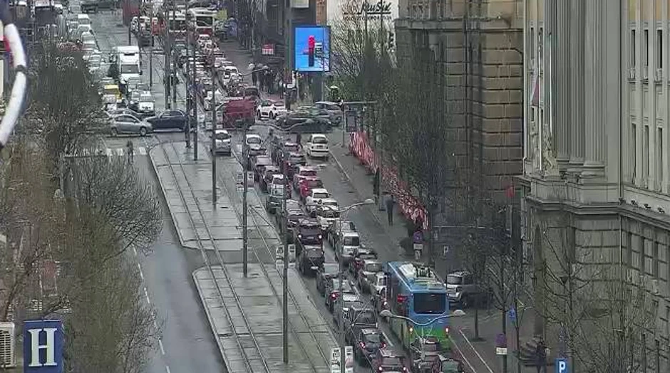 Gužva u Nemanjinoj ulici