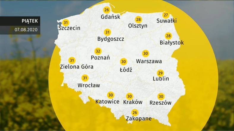 Pogoda Dla Polski 07 08 Jaka Pogoda W Piatek 7 Sierpnia Wiadomosci
